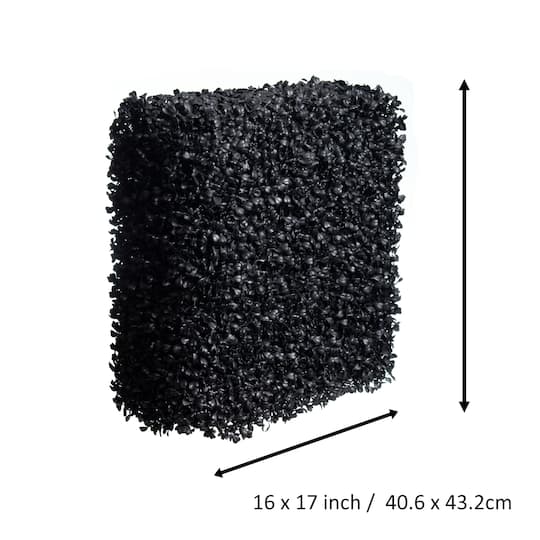 16" x 17" Black Boxwood UV Resistant Hedge by Ashland®